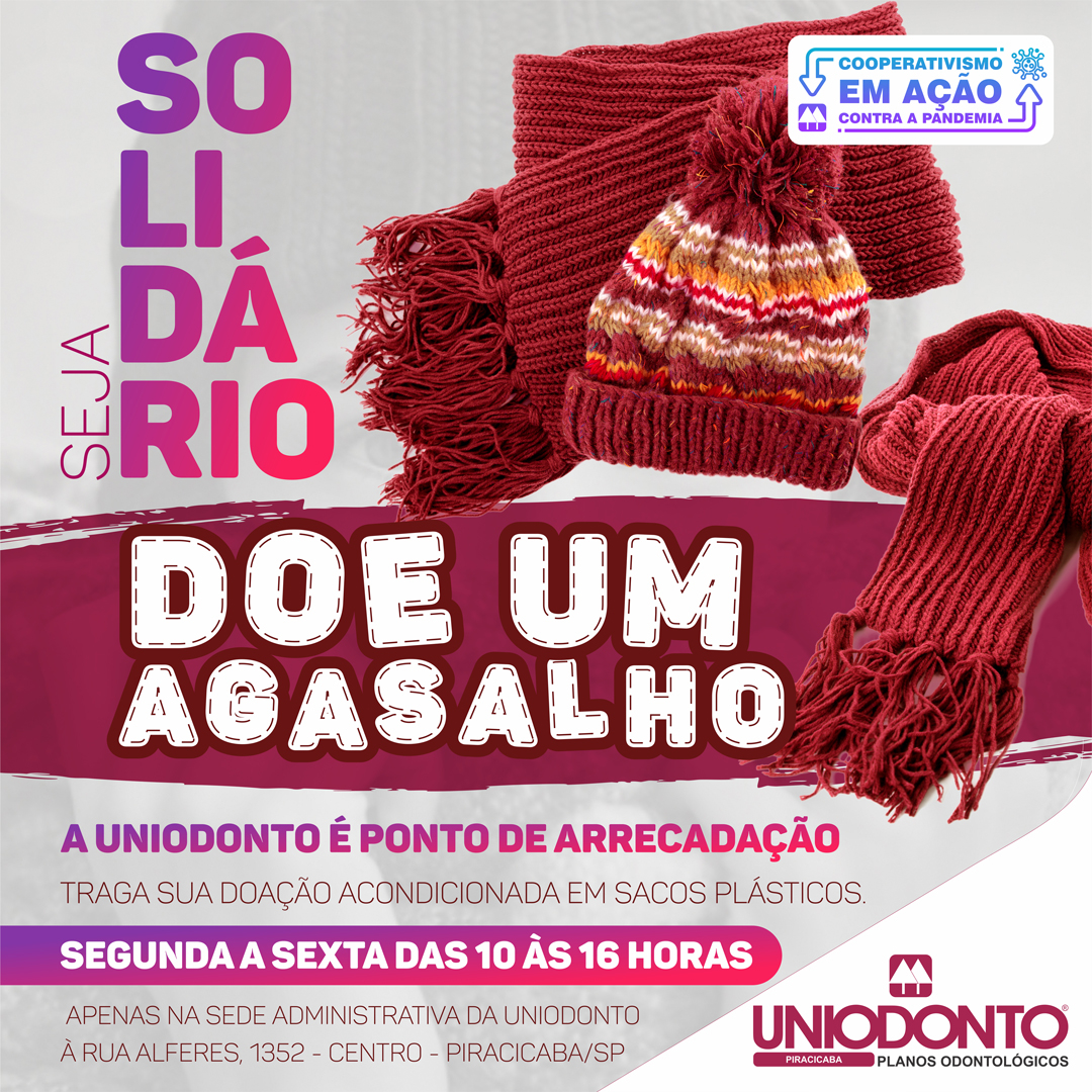 Uniodonto Piracicaba lança Campanha do Agasalho